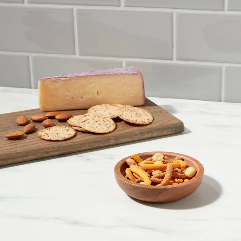 slide 2 of 6, 3.3oz Wood Mini Round Serving Bowl - Threshold™, 3.3 oz