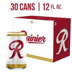 Rainier Beer - 30pk/12 fl oz Cans
