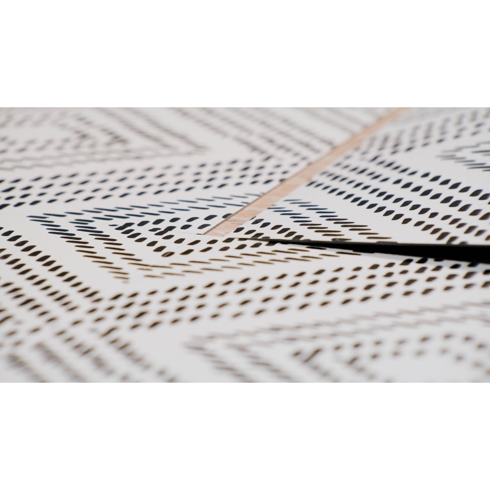 slide 8 of 9, RoomMates Santorini Peel & Stick Floor Tiles Black & White, 1 ct