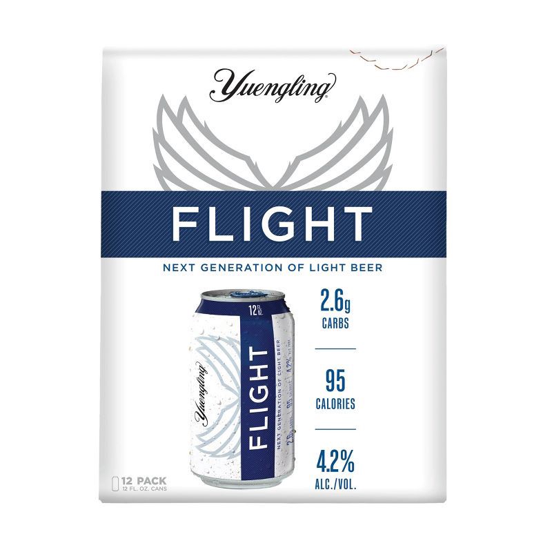 slide 4 of 5, Yuengling Flight Light Beer - 12pk/12 fl oz Cans, 12 ct; 12 fl oz