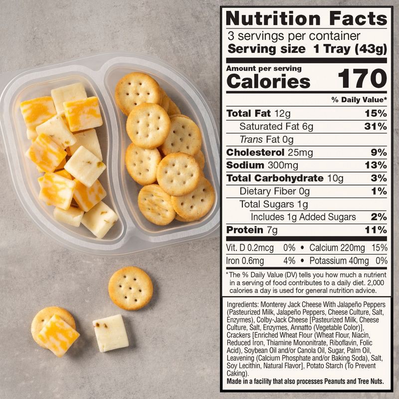 slide 4 of 7, Sargento Balanced Breaks Cheese & Mini Ritz Crackers - 4.5oz/3ct, 3 ct; 4.5 oz