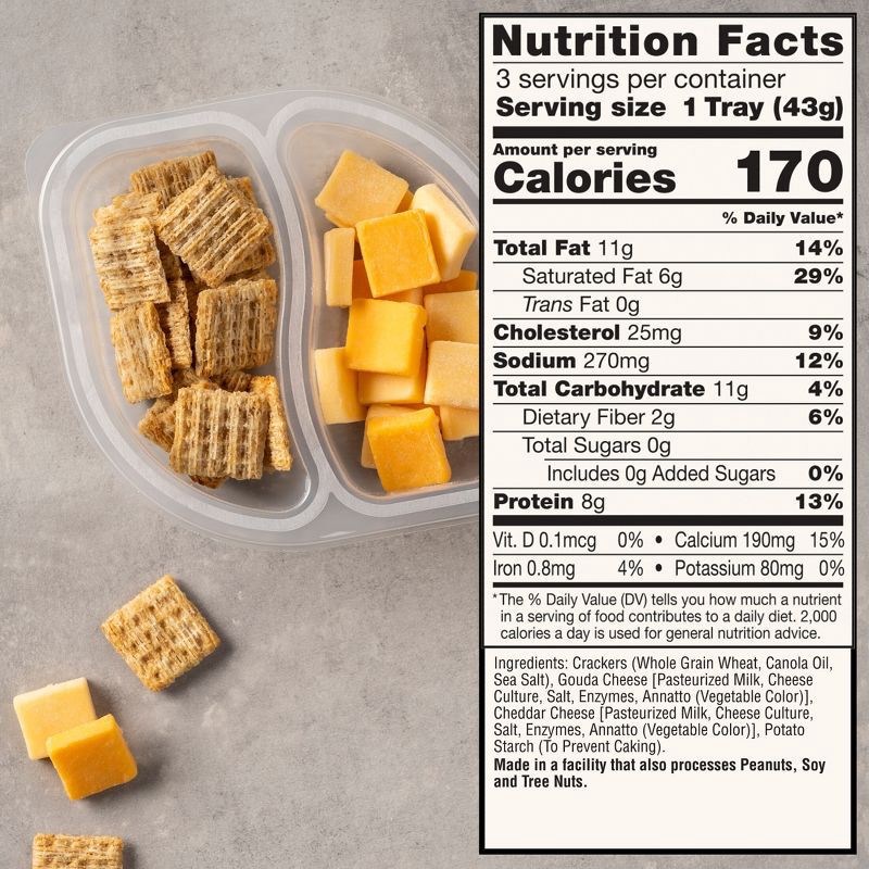 slide 4 of 7, Sargento Balanced Breaks Cheese & Mini Triscuit Crackers - 4.5oz/3ct, 3 ct; 4.5 oz