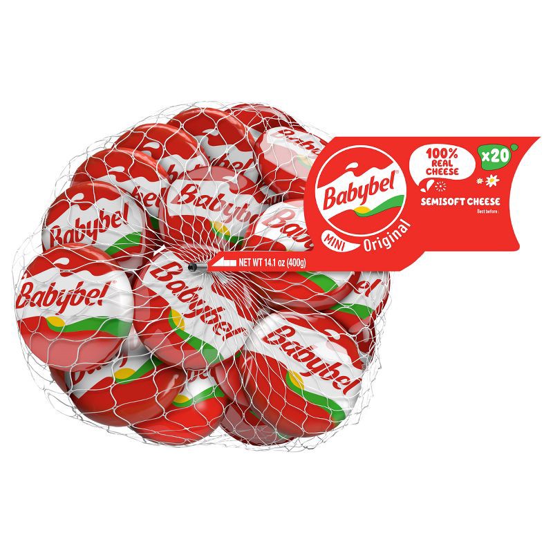 slide 1 of 10, Mini Babybel Original Cheese Snack - 14.1oz/20ct, 14.1 oz, 20 ct