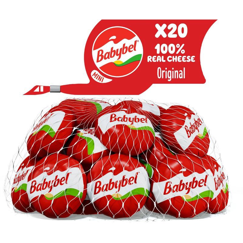slide 1 of 11, Mini Babybel Original Cheese Snack - 14.1oz/20ct, 14.1 oz, 20 ct