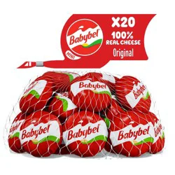 Mini Babybel Original Cheese Snack - 14.1oz/20ct