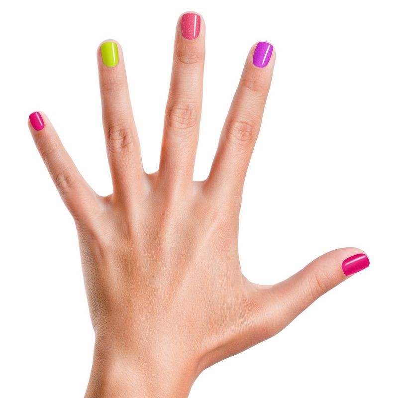 slide 5 of 13, Piggy Paint Nail Polish Set - Neon - 4pk/0.48 fl oz, 4 ct, 0.48 fl oz