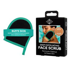 Dermasuri Exfoliating Face Mitt Scrub Scrubber - 1ct: Viscose Material, Body Application Face