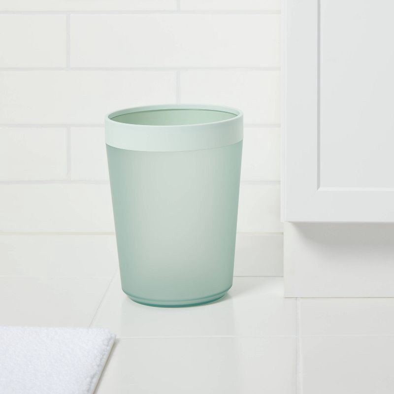 slide 2 of 4, Wastebasket Mint - Room Essentials™, 1 ct