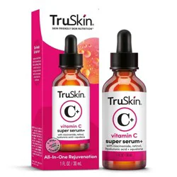 TruSkin Vitamin C Super All-in-One Anti-Aging Face Serum with Niacinamide, Retinol & Squalane: Combination Skin