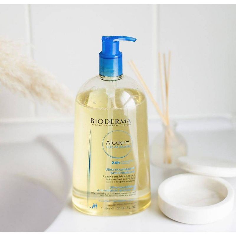 slide 2 of 3, Bioderma Atoderm Body Cleansing Oil - 33.8 fl oz, 33.8 fl oz