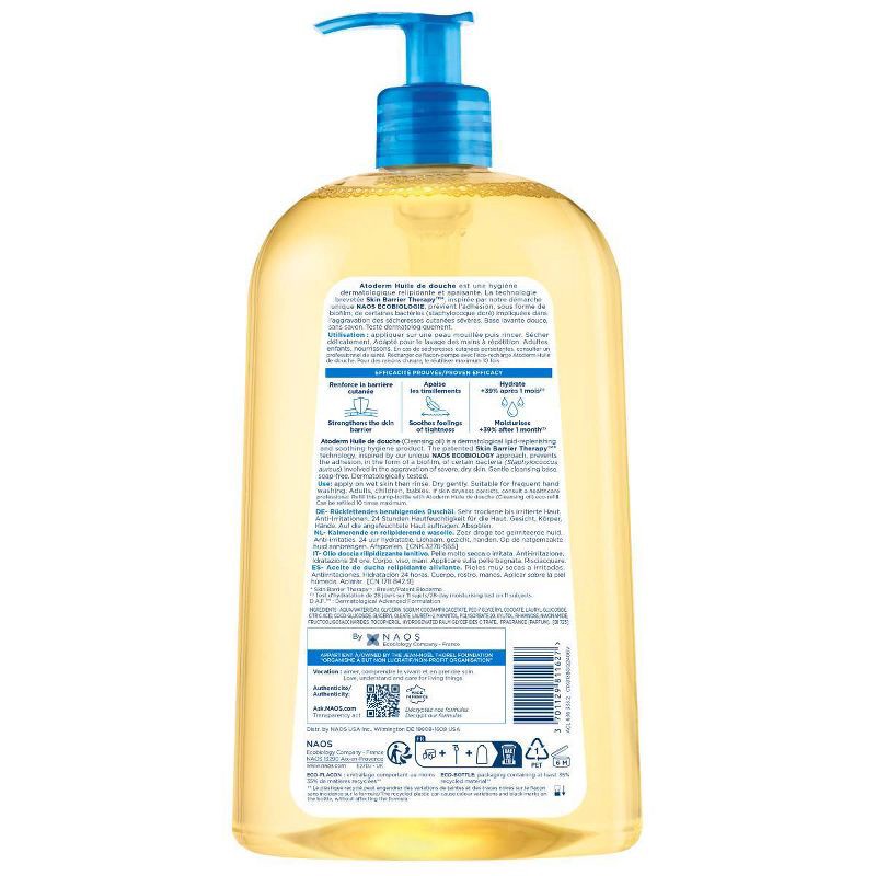 slide 2 of 7, Bioderma Atoderm Body Cleansing Oil - 33.8 fl oz, 33.8 fl oz