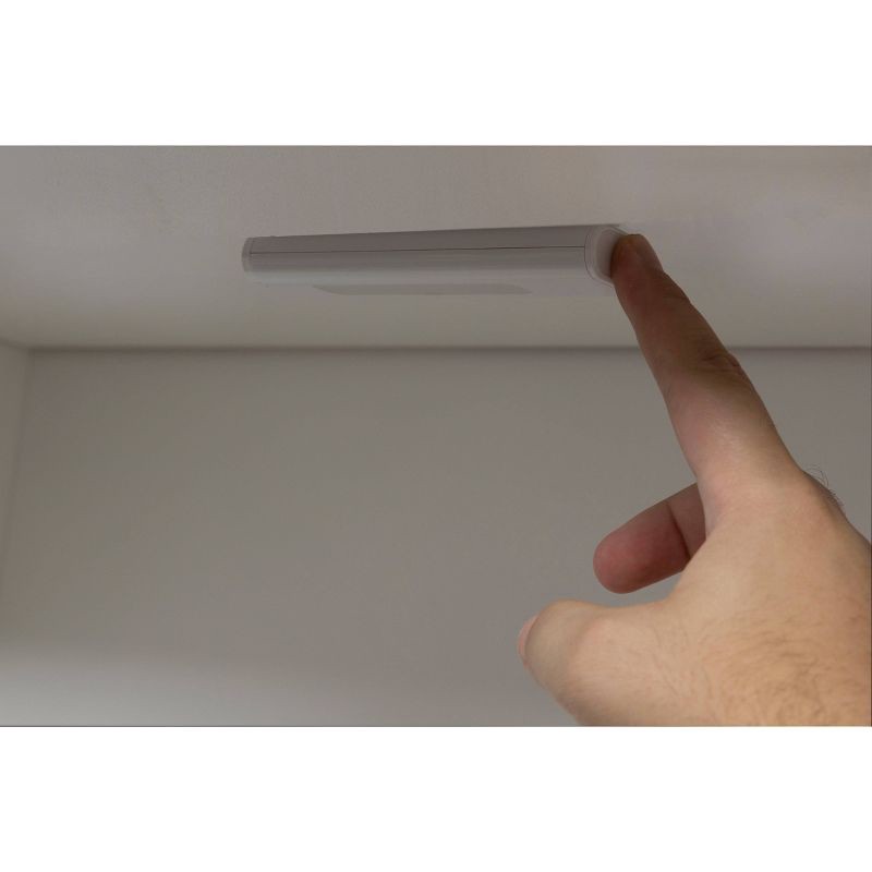 slide 14 of 15, Energizer LED Magnet Mount Stick Light Push Button: Magnetic Dimmable Cabinet Lamp, Battery-Powered, 40 Lumens, 1 ct