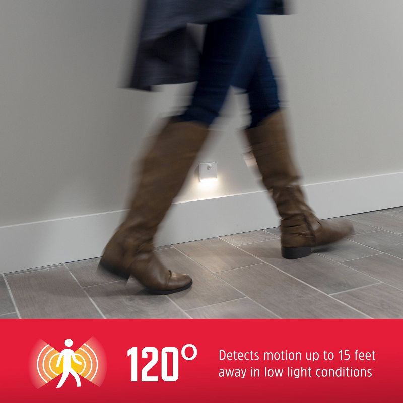 slide 2 of 9, Energizer 2pk Battery Operated LED Mini Path Light: Outdoor Pathway Lights, Battery-Powered, Plastic, On/Off Switch, 2 ct