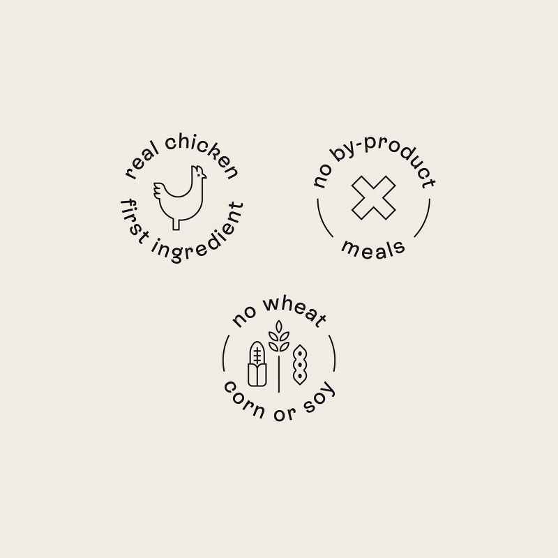 slide 8 of 8, Chicken and Brown Rice Dry Cat Food - 3lbs - Kindfull™, 3 lb