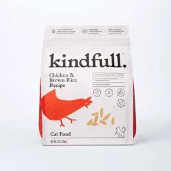 Chicken and Brown Rice Dry Cat Food - 3lbs - Kindfull™