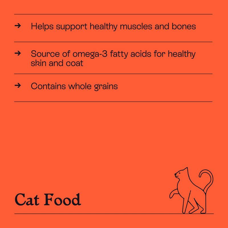 slide 5 of 8, Chicken and Brown Rice Dry Cat Food - 7lbs - Kindfull™, 7 lb