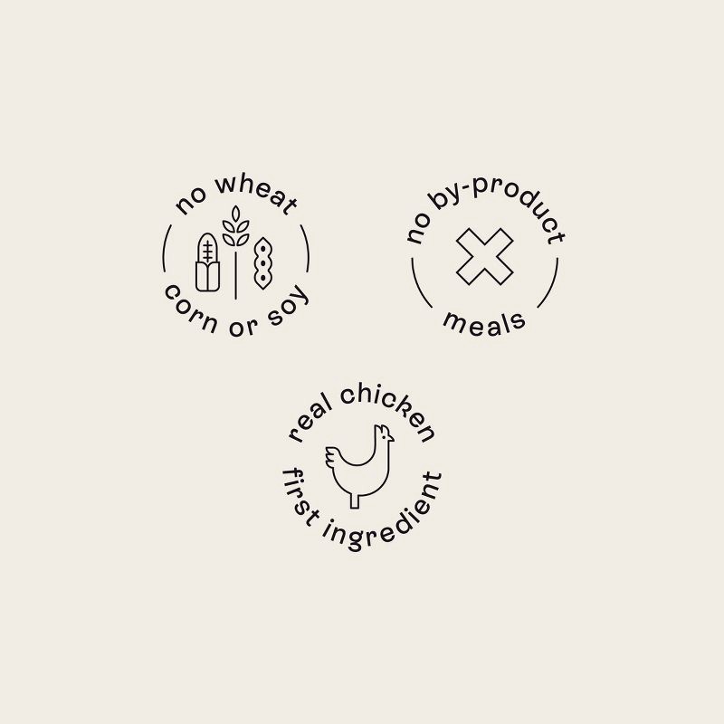 slide 8 of 8, Chicken and Brown Rice Kitten Dry Cat Food - 7lbs - Kindfull™, 7 lb