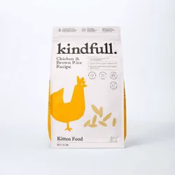 Chicken and Brown Rice Kitten Dry Cat Food - 7lbs - Kindfull™