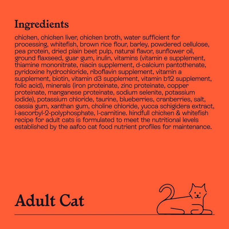 slide 5 of 5, Chicken and White Fish Pate Recipe for Healthy Weight Wet Cat Food - Kindfull™ 3oz, 3 oz