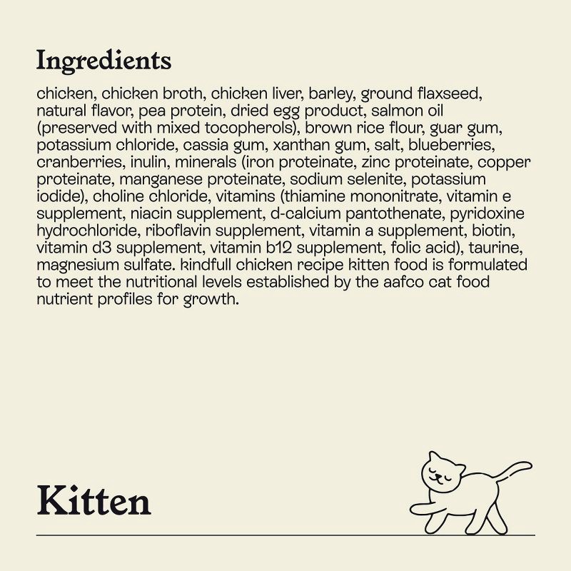 slide 5 of 5, Chicken Pate Recipe Kitten Wet Cat Food - Kindfull™ 3oz, 3 oz
