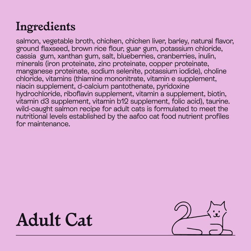 slide 5 of 5, Wild Salmon Pate Recipe Wet Cat Food - Kindfull™ 3oz, 3 oz