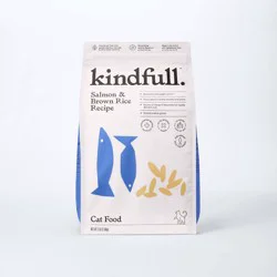 Salmon and Brown Rice Recipe Flavor Dry Cat Food - Kindfull™ 7lbs