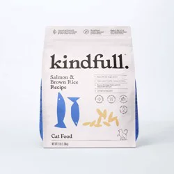Salmon and Brown Rice Recipe Flavor Dry Cat Food - Kindfull™ 3lbs