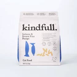 Salmon and Brown Rice Recipe Flavor Dry Cat Food - Kindfull™ 3lbs