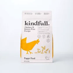 Chicken and Brown Rice Puppy Recipe Dry Dog Food - 5lbs - Kindfull™