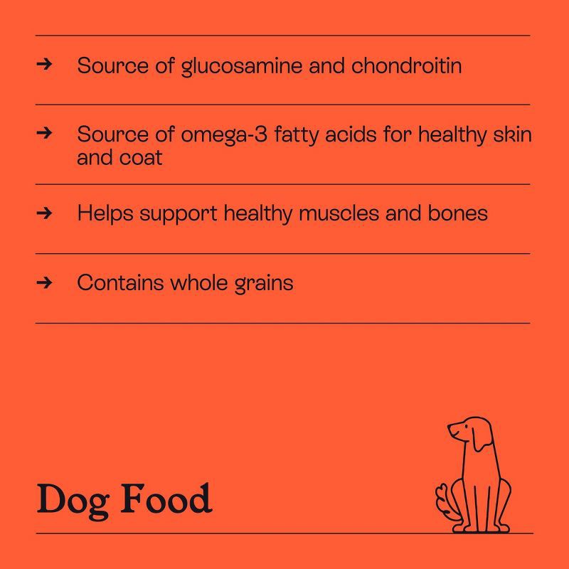 slide 5 of 8, Chicken and Brown Rice Recipe Dry Dog Food - 13lbs - Kindfull™, 13 lb