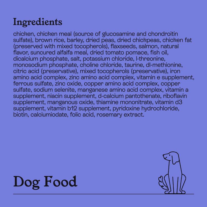 slide 6 of 8, Chicken and Salmon Recipe Dry Dog Food - 23lbs - Kindfull™, 23 lb
