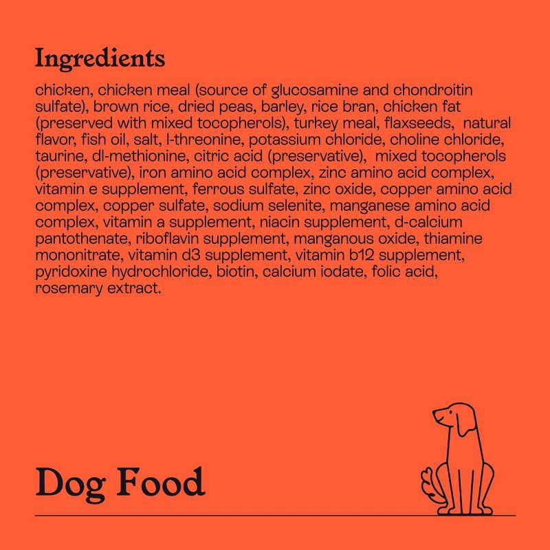 slide 6 of 8, Chicken and Brown Rice Recipe Dry Dog Food - 5lbs - Kindfull™, 5 lb