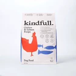 Chicken and Salmon Recipe Dry Dog Food - 13lbs - Kindfull™