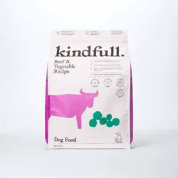 Beef and Vegetable Recipe Dry Dog Food - 23lbs - Kindfull™