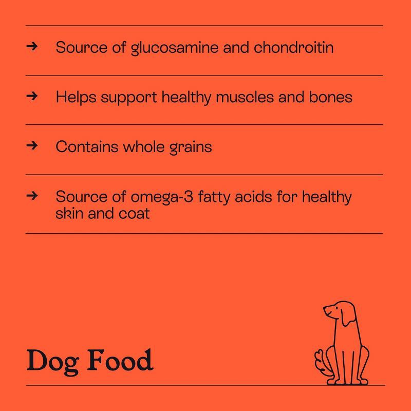 slide 5 of 8, Chicken and Brown Rice Recipe Dry Dog Food - 23lbs - Kindfull™, 23 lb