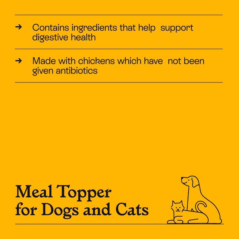 slide 3 of 6, Chicken, Pumpkin & Turmeric Dry Meal Topper for Dog and Cat Food - 4oz - Kindfull™, 4 oz