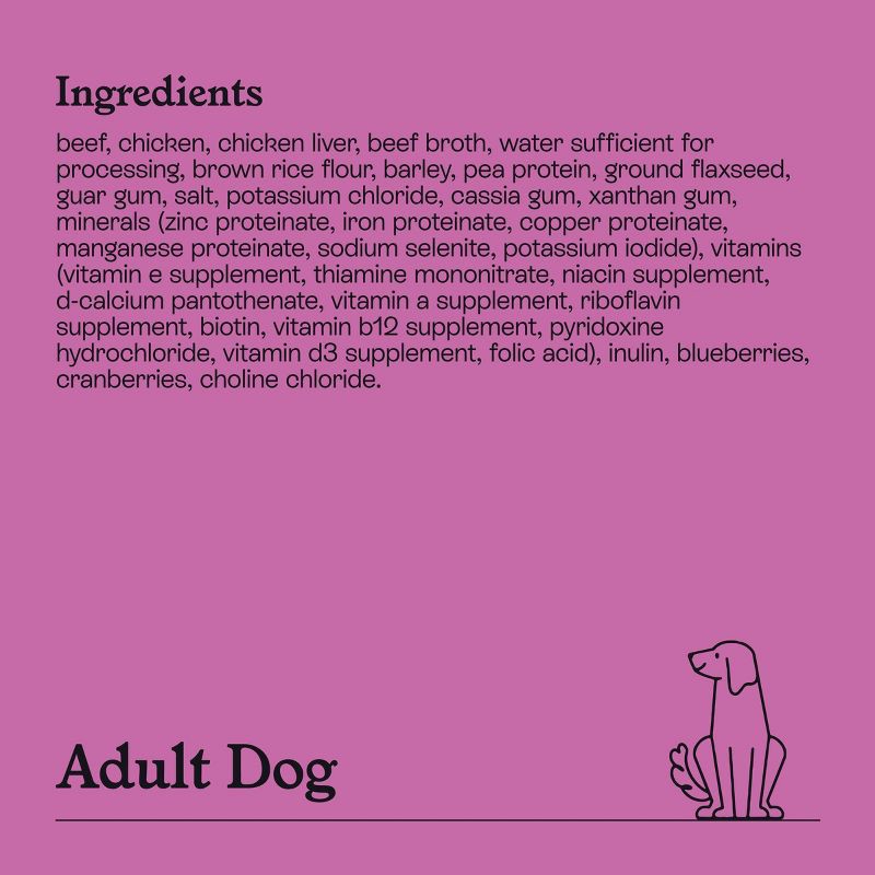 slide 6 of 7, Beef Recipe Wet Dog Food - 12.5oz - Kindfull™, 12.5 oz