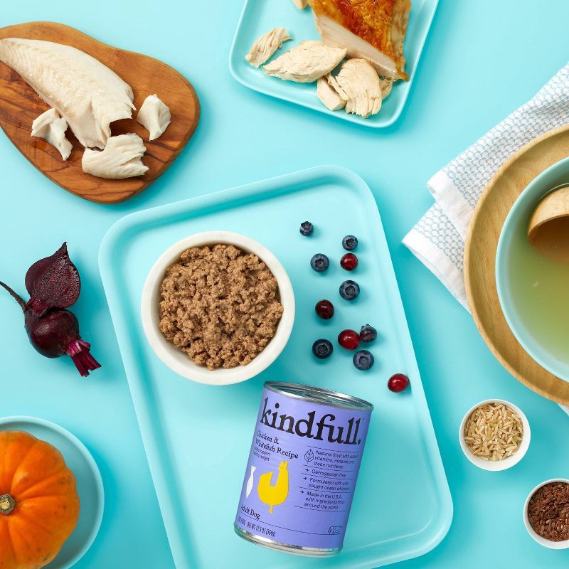 slide 2 of 7, Chicken and White Fish Recipe for Healthy Weight Wet Dog Food - Kindfull™ 12.5oz, 12.5 oz