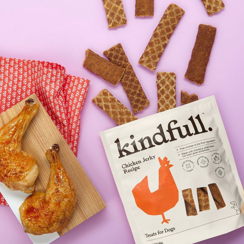 slide 2 of 7, Chicken Jerky Recipe Dog Treats - 16oz - Kindfull™, 16 oz