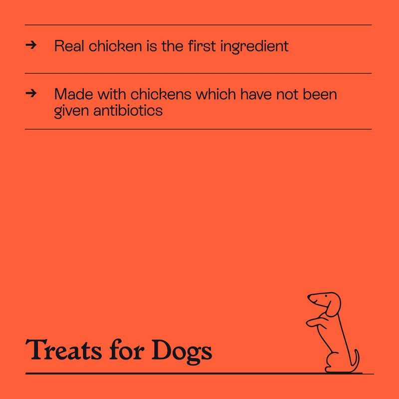 slide 4 of 7, Chicken Jerky Recipe Dog Treats - 16oz - Kindfull™, 16 oz