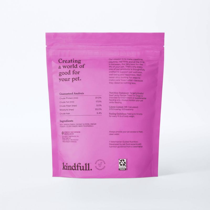 Pasture Raised Beef Jerky Recipe Dog Treats 16oz Kindfull™ 16 oz Shipt