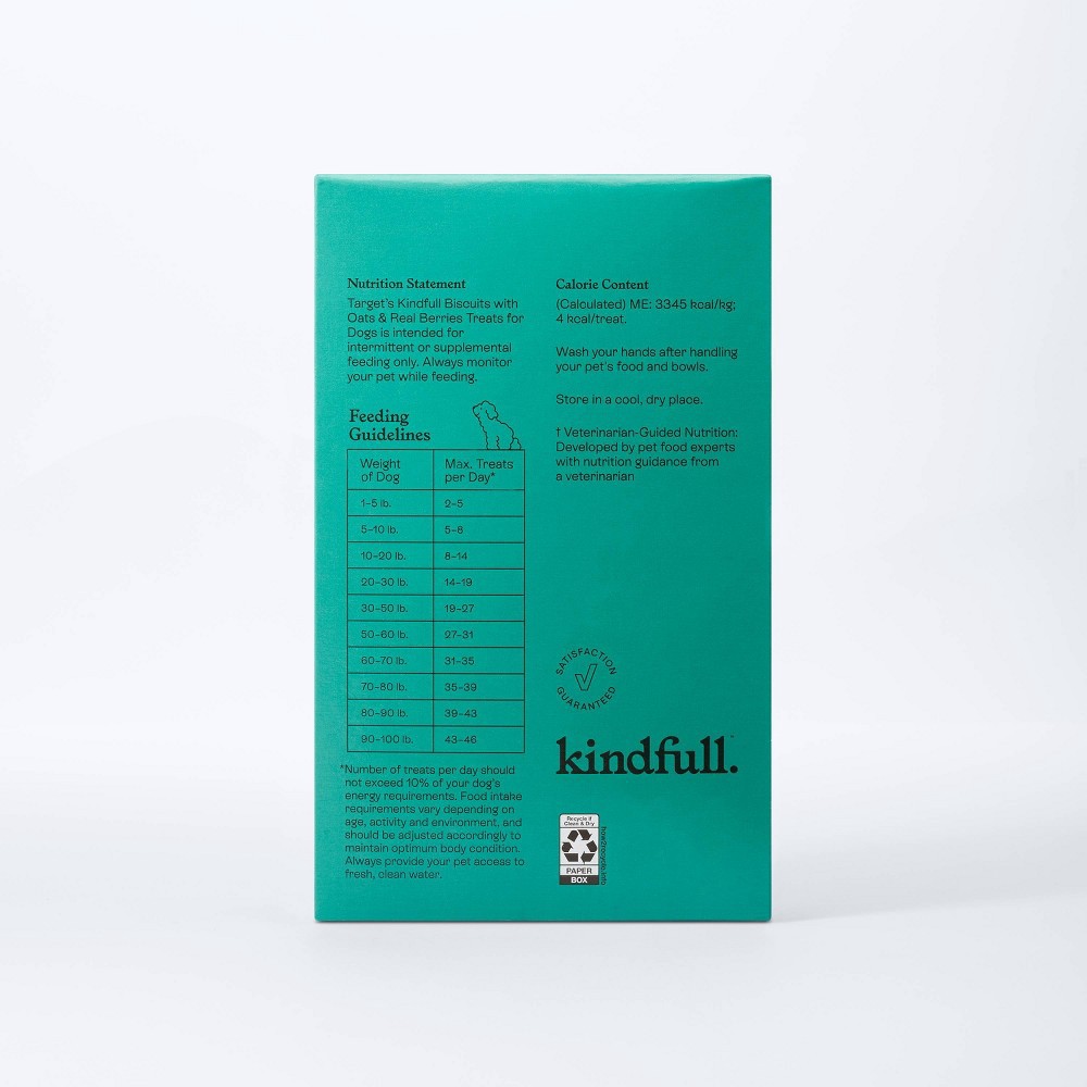 Real Berries Biscuit Dog Treats Kindfull 16 oz Shipt