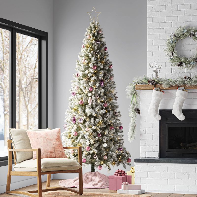 slide 2 of 4, 10in LED Lit Dewdrop Glitter Metal Open Star Christmas Tree Topper Gold - Wondershop™, 1 ct