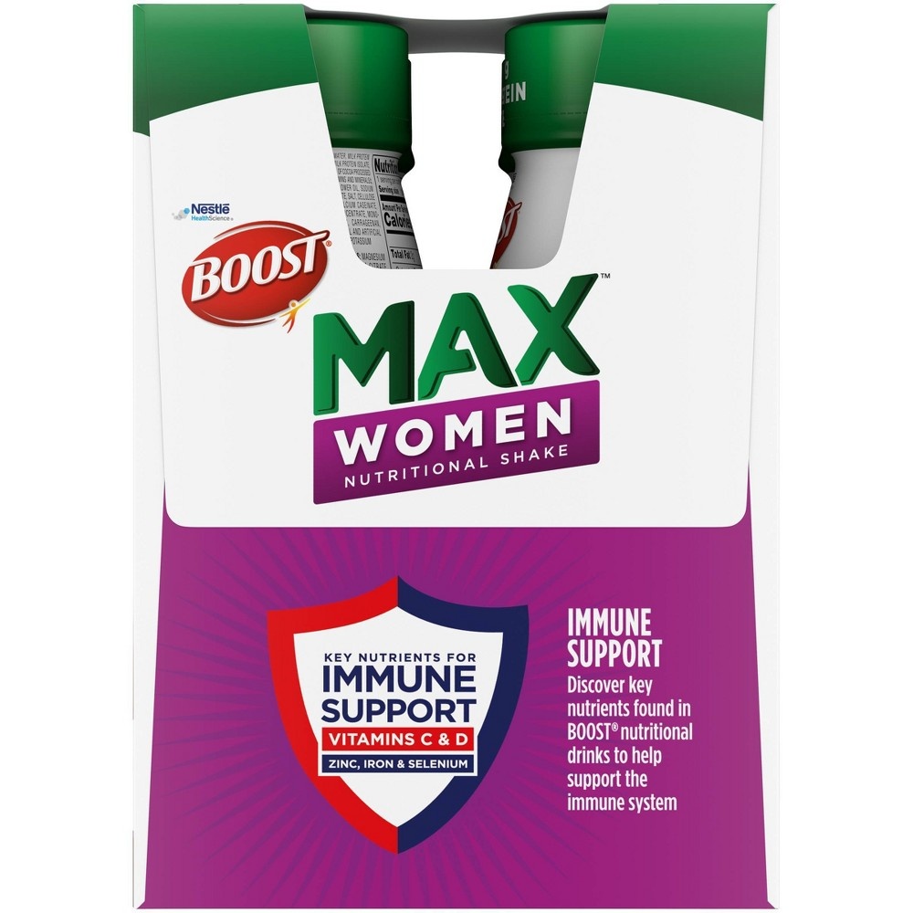 slide 5 of 5, Boost Max Pro Women's Nutritional Shake, 4 ct