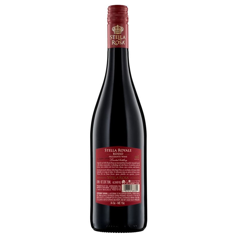 slide 6 of 8, Stella Rosa Royale Rosso Red Wine - 750ml Bottle, 750 ml