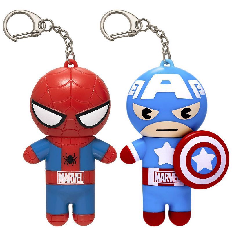 slide 1 of 6, Lip Smacker Marvel Hero Lip Balm – Spider-Man /Captain America – 2pk, 2 ct