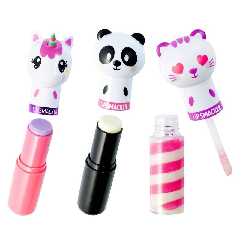 slide 2 of 6, Lip Smacker Lippy Pal Lip Balm - Unicorn/Panda/Kitten - 0.54oz/3pk, 0.54 oz, 3 ct