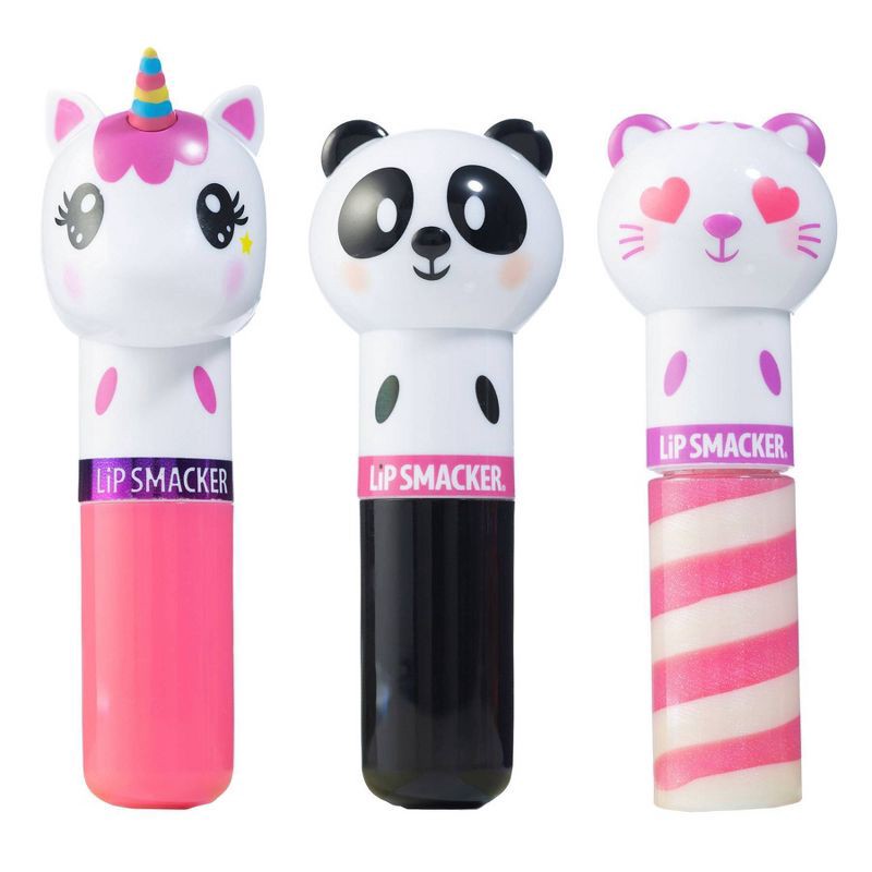 slide 1 of 6, Lip Smacker Lippy Pal Lip Balm - Unicorn/Panda/Kitten - 0.54oz/3pk, 0.54 oz, 3 ct