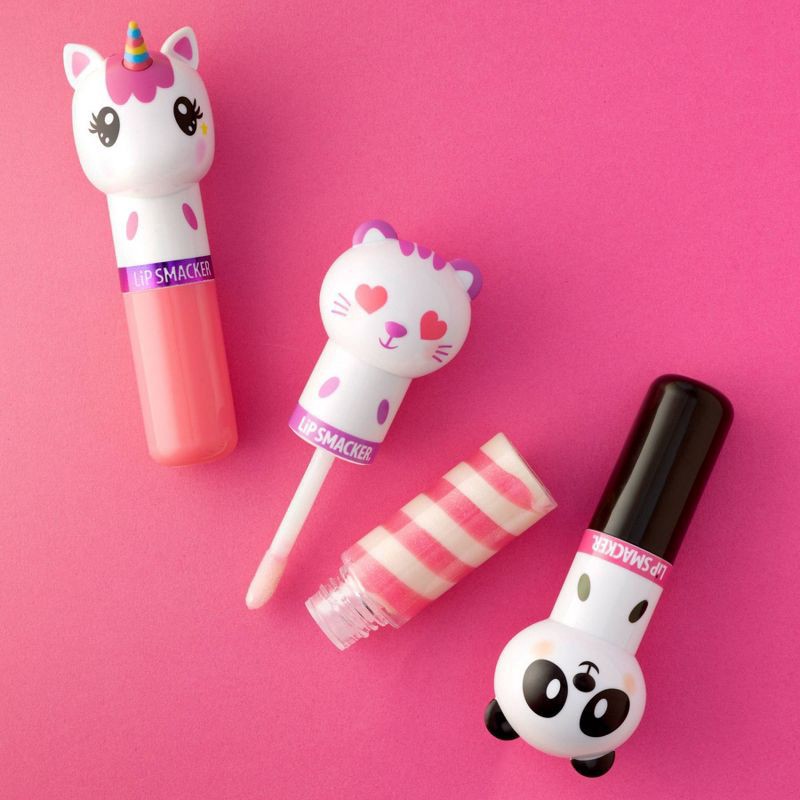 slide 6 of 6, Lip Smacker Lippy Pal Lip Balm - Unicorn/Panda/Kitten - 0.54oz/3pk, 0.54 oz, 3 ct