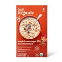 Organic Maple Brown Sugar Instant Oatmeal Packets - 11.28oz/8ct - Good & Gather™